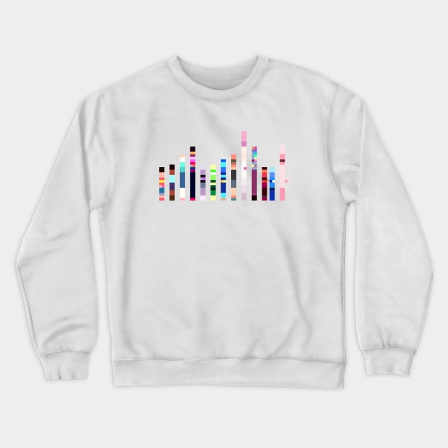 Characters of Steven Universe Barcode Crewneck Sweatshirt by gkillerb